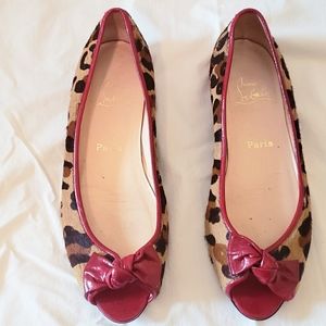 Christian Louboutin Leopard flats